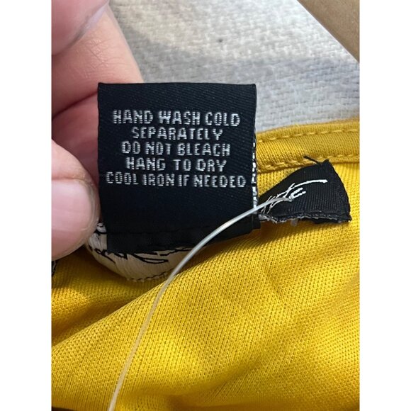 NWT Candalite Petite PXL Floral Yellow Halter Maxi Polyester Spring Summer Dress - Picture 13 of 16